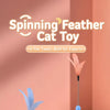 Cat Turntable Toy with Feather Wand and Colorful Balls