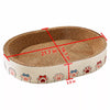 Corrugated Cardboard Cat Scratcher Bed