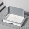 Dog Potty Tray with Wall Panel, Wire Grid & Drawer