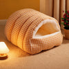 Removable Washable Semi-Enclosed Cat & Dog Bed
