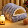 Removable Washable Semi-Enclosed Cat & Dog Bed