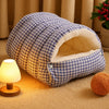Removable Washable Semi-Enclosed Cat & Dog Bed