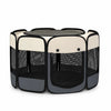 Foldable Enclosed Patchwork Pet Bed for Cats and Dogs