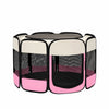 Foldable Enclosed Patchwork Pet Bed for Cats and Dogs