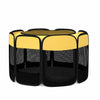 Foldable Enclosed Patchwork Pet Bed for Cats and Dogs