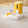 Automatic Pet Feeder & Water Dispenser with Dual Bowls
