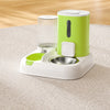 Automatic Pet Feeder & Water Dispenser with Dual Bowls