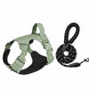 Adjustable Nylon Dog Harness with 59.1-Inch Leash