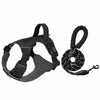 Adjustable Nylon Dog Harness with 59.1-Inch Leash