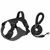 Adjustable Nylon Dog Harness with 59.1-Inch Leash