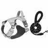 Adjustable Nylon Dog Harness with 59.1-Inch Leash
