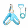 Oxford Cloth Dog Harness and Round Leash Set for Everyday Walks
