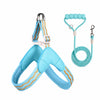 Oxford Cloth Dog Harness and Round Leash Set for Everyday Walks