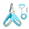 Oxford Cloth Dog Harness and Round Leash Set for Everyday Walks