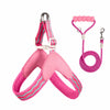 Oxford Cloth Dog Harness and Round Leash Set for Everyday Walks