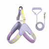 Oxford Cloth Dog Harness and Round Leash Set for Everyday Walks
