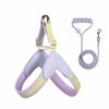 Oxford Cloth Dog Harness and Round Leash Set for Everyday Walks