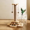 Vertical Sisal Cat Scratching Post and Cat Tree