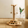 Vertical Sisal Cat Scratching Post and Cat Tree