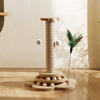 Vertical Sisal Cat Scratching Post and Cat Tree