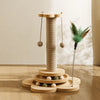 Vertical Sisal Cat Scratching Post and Cat Tree