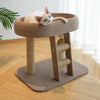 Compact Cat Tree with Cat Bed and Sisal Scratching Post