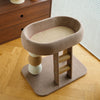 Compact Cat Tree with Cat Bed and Sisal Scratching Post