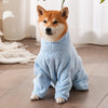Absorbent Pet Bathrobe for Small to Medium Dogs