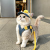 Pet Harness, Leash & Hat Sets for Cats and Dogs
