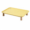 Elevated Pet Bowl Stand with Solid Wood Legs for Cats and Dogs