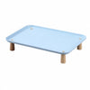 Elevated Pet Bowl Stand with Solid Wood Legs for Cats and Dogs