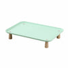 Elevated Pet Bowl Stand with Solid Wood Legs for Cats and Dogs