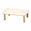 Elevated Pet Bowl Stand with Solid Wood Legs for Cats and Dogs