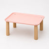 Elevated Pet Bowl Stand with Solid Wood Legs for Cats and Dogs