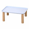 Elevated Pet Bowl Stand with Solid Wood Legs for Cats and Dogs