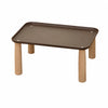 Elevated Pet Bowl Stand with Solid Wood Legs for Cats and Dogs