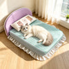 Waterproof Pet Bed Mattress with Removable Cover and Pillow