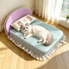 Waterproof Pet Bed Mattress with Removable Cover and Pillow