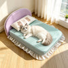 Waterproof Pet Bed Mattress with Removable Cover and Pillow