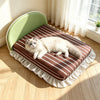 Waterproof Pet Bed Mattress with Removable Cover and Pillow