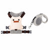 Adjustable Polyester Vest-Style Dog Harness and Leash Set