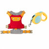 Adjustable Polyester Vest-Style Dog Harness and Leash Set