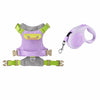Adjustable Polyester Vest-Style Dog Harness and Leash Set