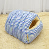 Covered House-Style Pet Bed for Cats and Small Dogs