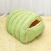 Covered House-Style Pet Bed for Cats and Small Dogs