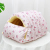 Covered House-Style Pet Bed for Cats and Small Dogs