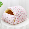 Covered House-Style Pet Bed for Cats and Small Dogs