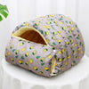 Covered House-Style Pet Bed for Cats and Small Dogs