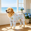 Four-Leg Mesh Dog Shirt with Printed Design