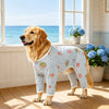 Four-Leg Mesh Dog Shirt with Printed Design